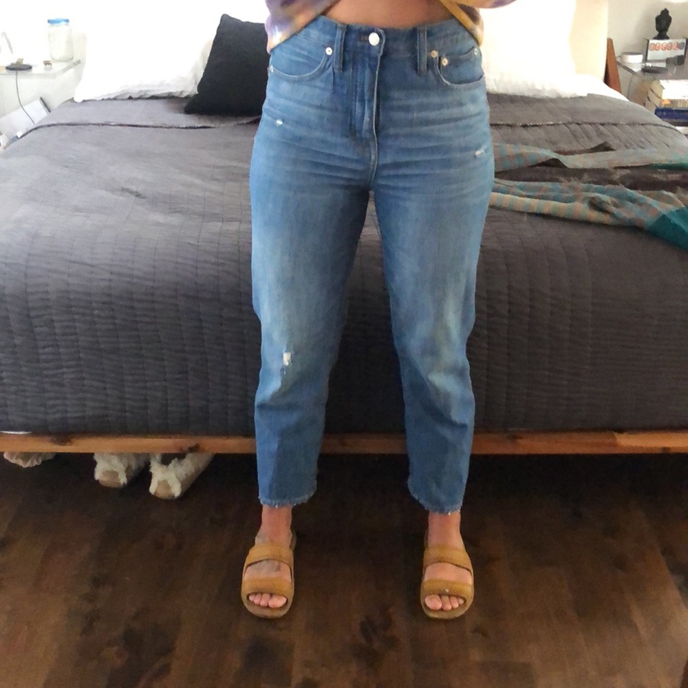 Madewell straight highrise jean